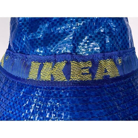 Ikea Blue Knorva Frakta Bucket Hat, One Size, Novelty, Rain, Sun - Picture 2 of 6